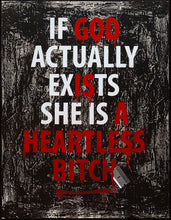 Load image into Gallery viewer, REVOK 'If God Actually Exists...' (2010) Framed Hand-Finished Serigraph - Signari Gallery