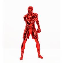 Load image into Gallery viewer, RICHARD ORLINSKI 'Muhammad Ali' (2024) Chrome Resin Designer Art Figure (red) - Signari Gallery