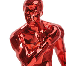 Load image into Gallery viewer, RICHARD ORLINSKI 'Muhammad Ali' (2024) Chrome Resin Designer Art Figure (red) - Signari Gallery