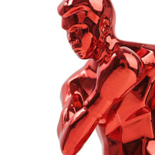 Load image into Gallery viewer, RICHARD ORLINSKI 'Muhammad Ali' (2024) Chrome Resin Designer Art Figure (red) - Signari Gallery