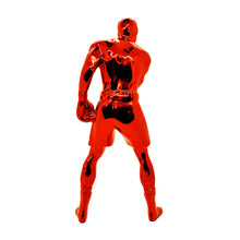 Load image into Gallery viewer, RICHARD ORLINSKI 'Muhammad Ali' (2024) Chrome Resin Designer Art Figure (red) - Signari Gallery
