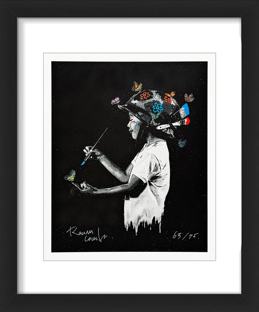 ROAMCOUCH 'Bomber Boy' (2022) RARE Framed Mini Giclee Print - Signari Gallery