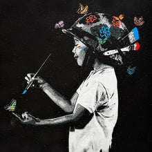 Load image into Gallery viewer, ROAMCOUCH 'Bomber Boy' (2022) RARE Framed Mini Giclee Print - Signari Gallery