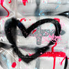 ROCKY ASBURY 'Love Bomb' (2022) Huge Hand-Painted Hand-Grenade - Signari Gallery