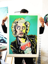 Load image into Gallery viewer, RYAN ROADKILL 'Whiskey Throttle Marilyn' Framed Screen Print - Signari Gallery