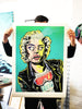 RYAN ROADKILL 'Whiskey Throttle Marilyn' Framed Screen Print - Signari Gallery