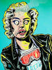 RYAN ROADKILL 'Whiskey Throttle Marilyn' Framed Screen Print - Signari Gallery