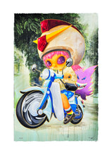 Load image into Gallery viewer, RYOL 'Motorbike Vibes' (2022) Rare Giglée Print - Signari Gallery