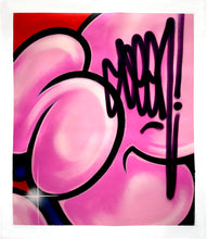 Load image into Gallery viewer, SEEN &#39;Original Painting #9969&#39; (pink) Original Bubble-Tag on Canvas - Signari Gallery 