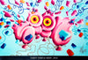 SEEN 'Party Time' (2021) Screen Print Poster - Signari Gallery