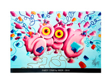 Load image into Gallery viewer, SEEN 'Party Time' (2021) Screen Print Poster - Signari Gallery