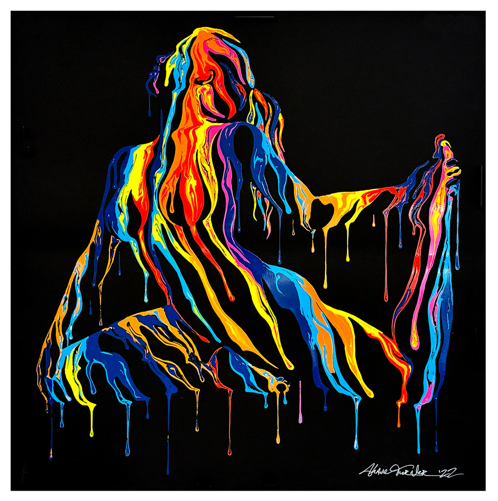 SHANE TURNER 'Psychameleon Transcendence 6.0' (2022) Screen Print (black) - Signari Gallery