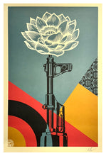 Load image into Gallery viewer, SHEPARD FAIREY 'AK-47 Lotus' (2024) Offset Lithograph - Signari Gallery