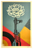 SHEPARD FAIREY 'AK-47 Lotus' (2024) Offset Lithograph - Signari Gallery