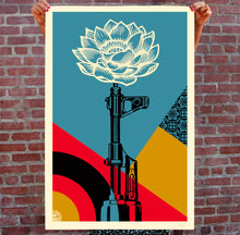 Load image into Gallery viewer, SHEPARD FAIREY 'AK-47 Lotus' (2024) Offset Lithograph - Signari Gallery