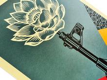 Load image into Gallery viewer, SHEPARD FAIREY 'AK-47 Lotus' (2024) Offset Lithograph - Signari Gallery