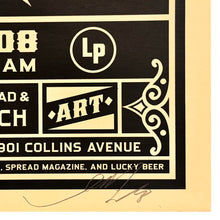 Load image into Gallery viewer, SHEPARD FAIREY 'Art Basel' (2008) Rare Original Screen Print - Signari Gallery