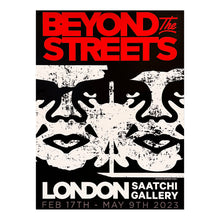 Load image into Gallery viewer, SHEPARD FAIREY 'Beyond the Streets' (2023) Original Saatchi Gallery Show Poster - Signari Gallery