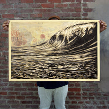 Load image into Gallery viewer, SHEPARD FAIREY 'Dark Wave' Offset Lithograph - Signari Gallery