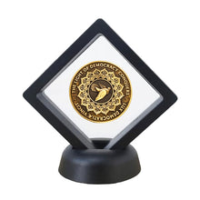 Load image into Gallery viewer, SHEPARD FAIREY 'Decision-Making Brass Coin' (2024) Limited Edition Coin w/Display - Signari Gallery