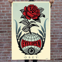 Load image into Gallery viewer, SHEPARD FAIREY 'Eyes Open' (2024) Hand-Signed Offset Lithograph - Signari Gallery