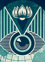 Load image into Gallery viewer, SHEPARD FAIREY 'Flint Eye Alert Globe' (2017) Screen Print (#206) - Signari Gallery