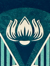 Load image into Gallery viewer, SHEPARD FAIREY 'Flint Eye Alert Globe' (2017) Screen Print (#206) - Signari Gallery