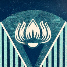 Load image into Gallery viewer, SHEPARD FAIREY 'Flint Eye Alert Globe' (2017) Screen Print (#PP) - Signari Gallery