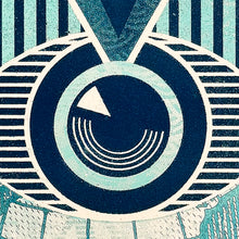 Load image into Gallery viewer, SHEPARD FAIREY 'Flint Eye Alert Globe' (2017) Screen Print (#PP) - Signari Gallery