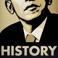 Load image into Gallery viewer, SHEPARD FAIREY 'History: Obama' (2009) Rare Original Inauguration Sticker - Signari Gallery