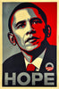 SHEPARD FAIREY x BARACK OBAMA 'Hope' (2008) Custom Framed Original Litho w/ Original Signatures - Signari Gallery
