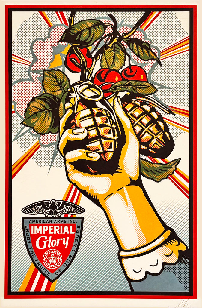 SHEPARD FAIREY 'Imperial Glory' (2014) RARE Offset Lithograph - Signari Gallery