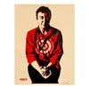 SHEPARD FAIREY 'Jasper Johns' (2009) Rare Screen Print (cream-#193) - Signari Gallery