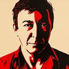 SHEPARD FAIREY 'Jasper Johns' (2009) Rare Screen Print (cream-#193) - Signari Gallery