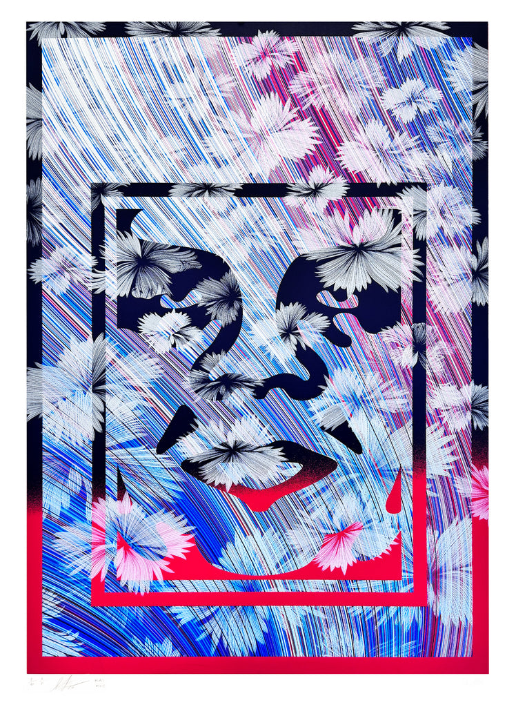 SHEPARD FAIREY x KAI + SUNNY 'Wild Obey' (2024) *Artist Proof* 7-Color Screen Print - Signari Gallery