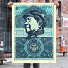 SHEPARD FAIREY 'Mao Money' (2019) Framed Original Large Sticker - Signari Gallery