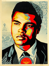 Load image into Gallery viewer, SHEPARD FAIREY 'Muhammad Ali - Heavyweight Ideals' (2023) Screen Print - Signari Gallery