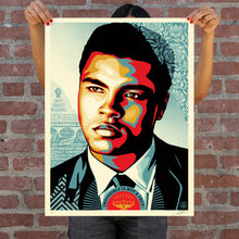 Load image into Gallery viewer, SHEPARD FAIREY 'Muhammad Ali - Heavyweight Ideals' (2023) Screen Print - Signari Gallery