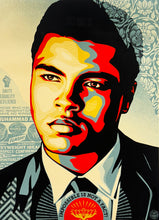 Load image into Gallery viewer, SHEPARD FAIREY 'Muhammad Ali - Heavyweight Ideals' (2023) Screen Print - Signari Gallery