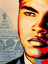 Load image into Gallery viewer, SHEPARD FAIREY 'Muhammad Ali - Heavyweight Ideals' (2023) Screen Print - Signari Gallery