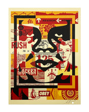 Load image into Gallery viewer, SHEPARD FAIREY 'Obey 3-Face Collage' Lithograph SET - Signari Gallery