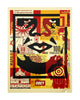 SHEPARD FAIREY 'Obey 3-Face Collage' Lithograph SET - Signari Gallery
