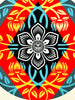 SHEPARD FAIREY 'Obey Diamond Flower Round' (2022) Screen Print - Signari Gallery