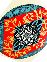 Load image into Gallery viewer, SHEPARD FAIREY 'Obey Diamond Flower Round' (2022) Screen Print - Signari Gallery