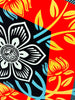 SHEPARD FAIREY 'Obey Diamond Flower Round' (2022) Screen Print - Signari Gallery