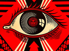 Load image into Gallery viewer, SHEPARD FAIREY 'Obey Eye' (2011) RARE Framed Offset Lithograph - Signari Gallery