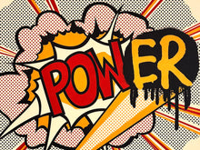 Load image into Gallery viewer, SHEPARD FAIREY 'POWer' (2014) RARE Framed Offset Lithograph - Signari Gallery