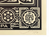 SHEPARD FAIREY 'SSI: Mea Culpa' (black) Screen Print - Signari Gallery