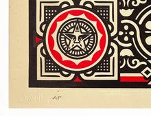 Load image into Gallery viewer, SHEPARD FAIREY 'SSI: Mea Culpa' (black/red) Screen Print - Signari Gallery