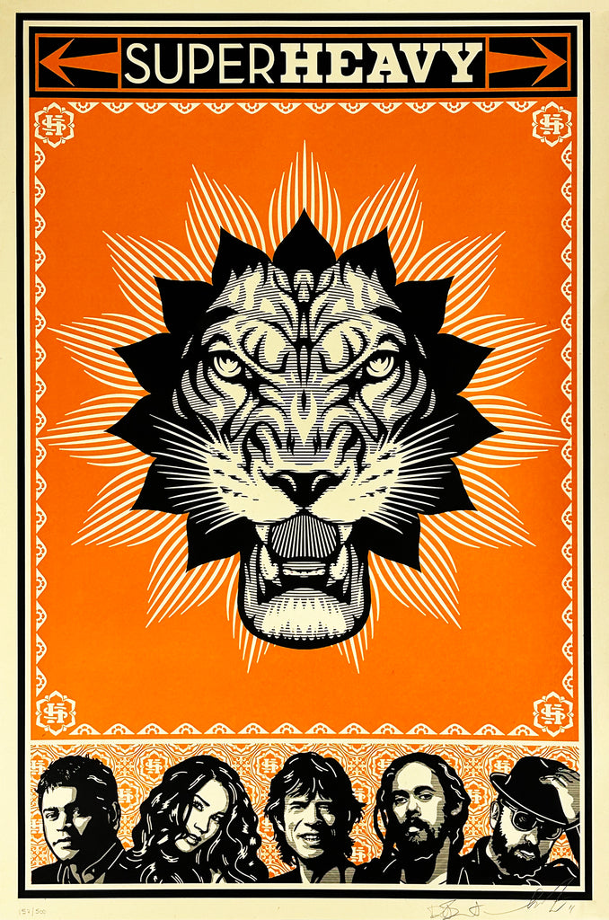 SHEPARD FAIREY 'Superheavy' Rare Offset Lithograph - Signari Gallery
